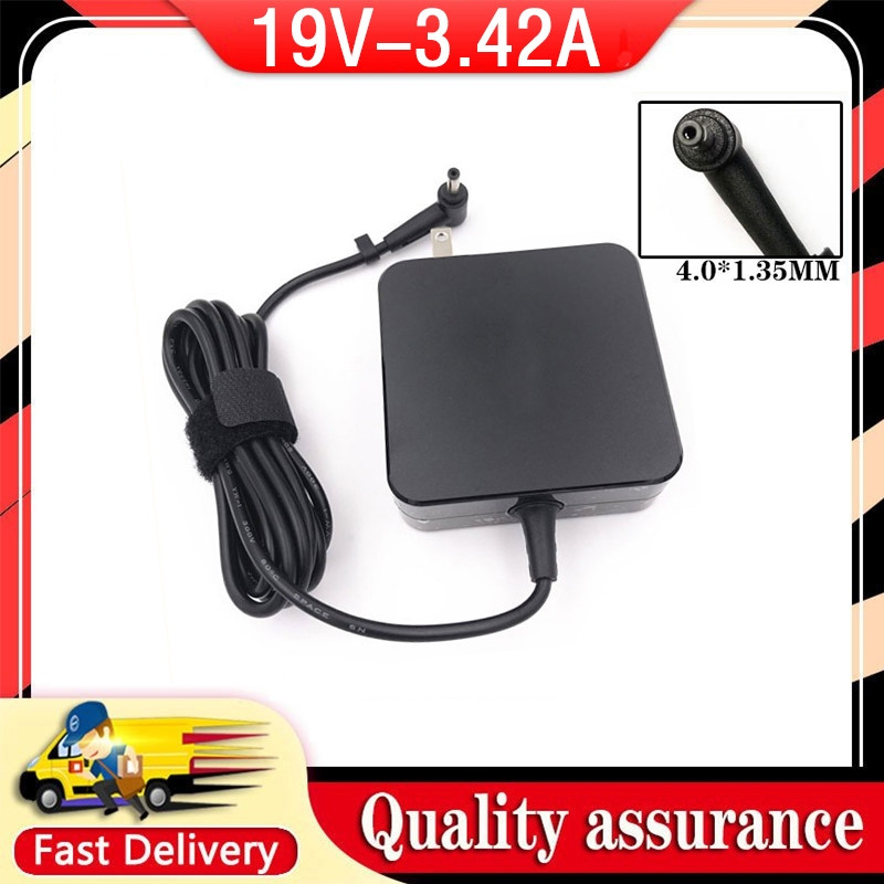 ใหม่ 19V 3.42A 65W 4.0*1.35 มม.แล็ปท็อปอะแดปเตอร์ AC สําหรับ ASUS F540U X541N A401U X540L Power Adap