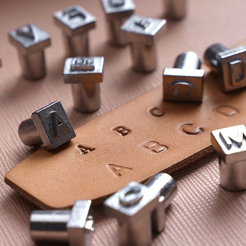 Leather Print Punch Leather English Punch Letter Punch 36pcs Number Seal Hand#6402
