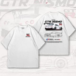 （จัดส่งตลอด 24 ชั่วโมง）Nissan GTR R35 Nismo เสื้อรถ เสื้อยืดคอกลม ผ้าCotton 100% อเมริกันสไตล์ เสื้อยืดผู้ชาย