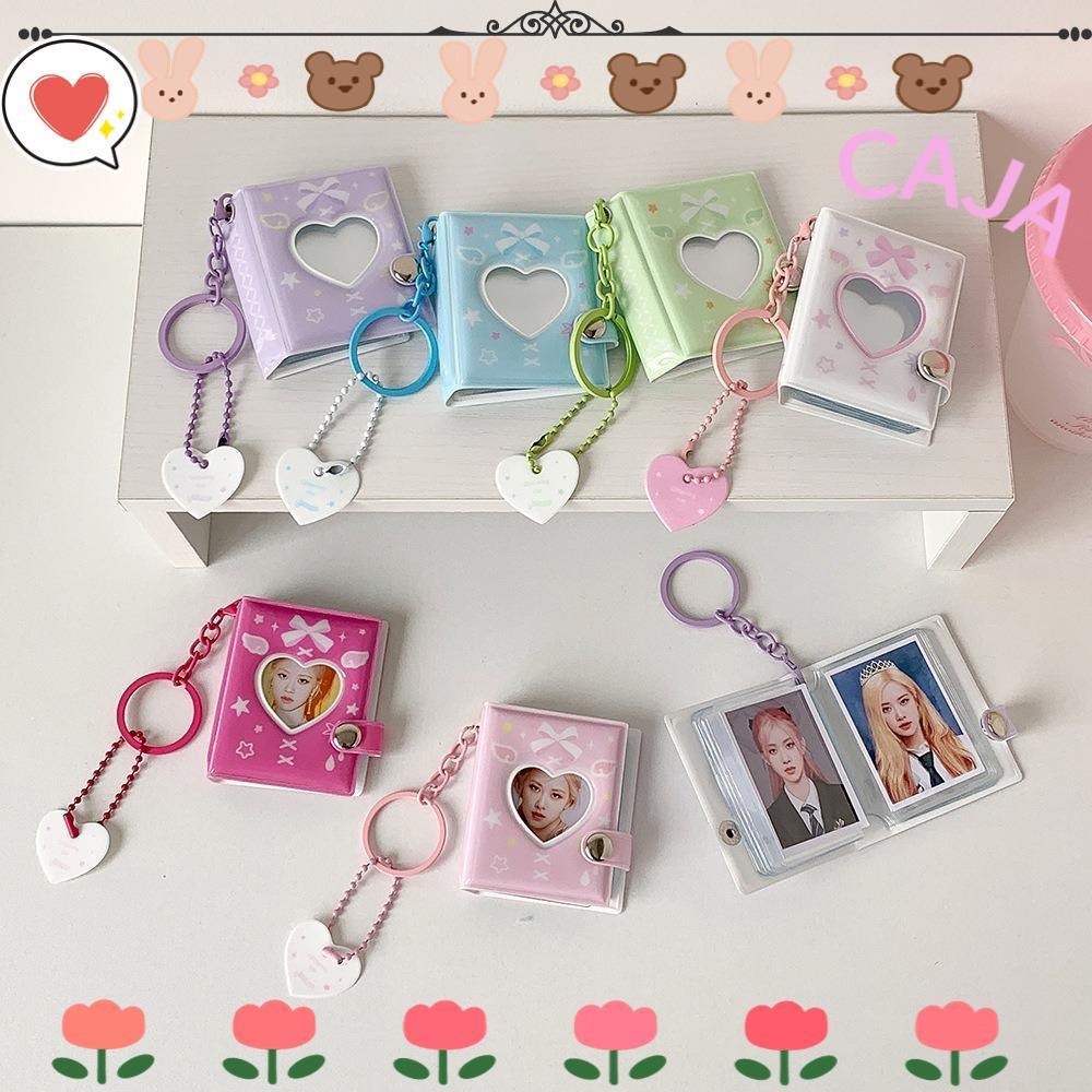CAJA1 อัลบั้มภาพ, พวงกุญแจผีเสื้อโบว์ Mini Photocards Holder, อัลบั้มเก็บการ์ดสแน็ปแบบพกพา