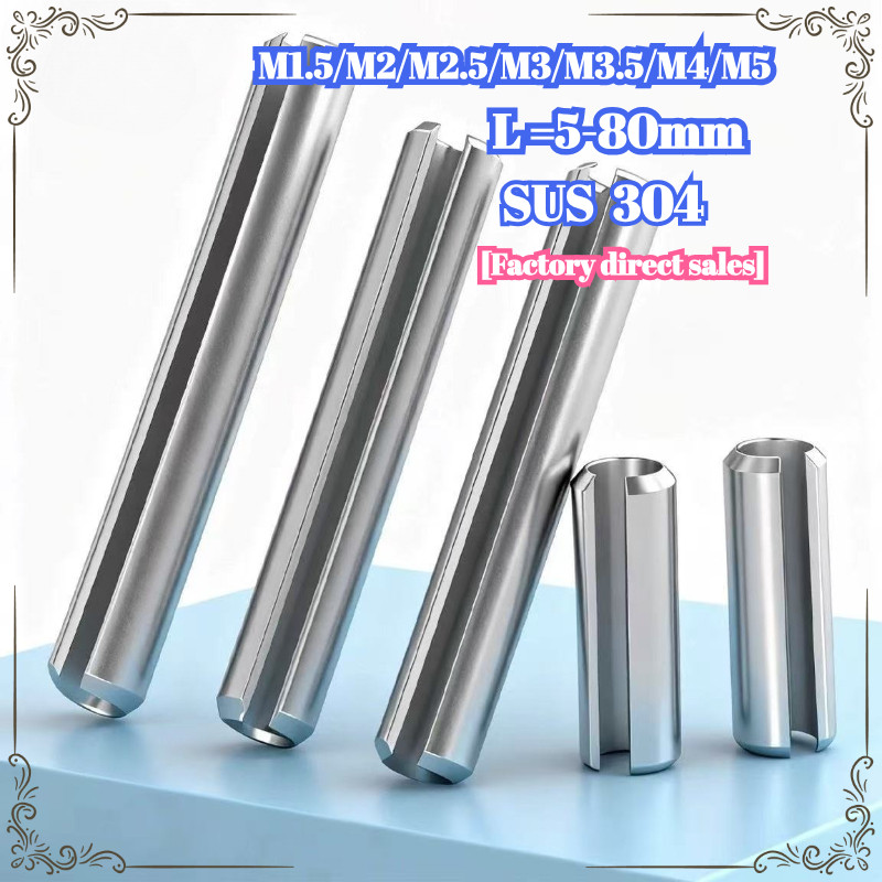 M1.5/M2/M2.5/M3/M3.5/M4/M5cylindrical pin A2-70 ตําแหน่ง GB879 เปิด pin, ฤดูใบไม้ผลิ pin 304 สแตนเลสยืดหยุ่นMB-LMF-MB-MB