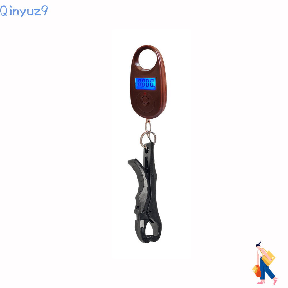 Qinyuz9 Fish Lip Gripper พลาสติก สำหรับการตกปลา ชั่งน้ำหนักอิเล็กทรอนิกส์ ทนทาน รองรับน้ำหนักสูงสุด 