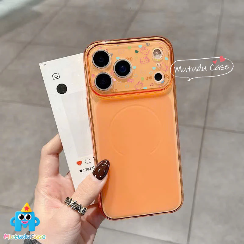เคสแม่เหล็ก ลายแมวการ์ตูน สำหรับ iPhone 11 12 13 14 15 16 17 Pro Max Plus thumbnail 6