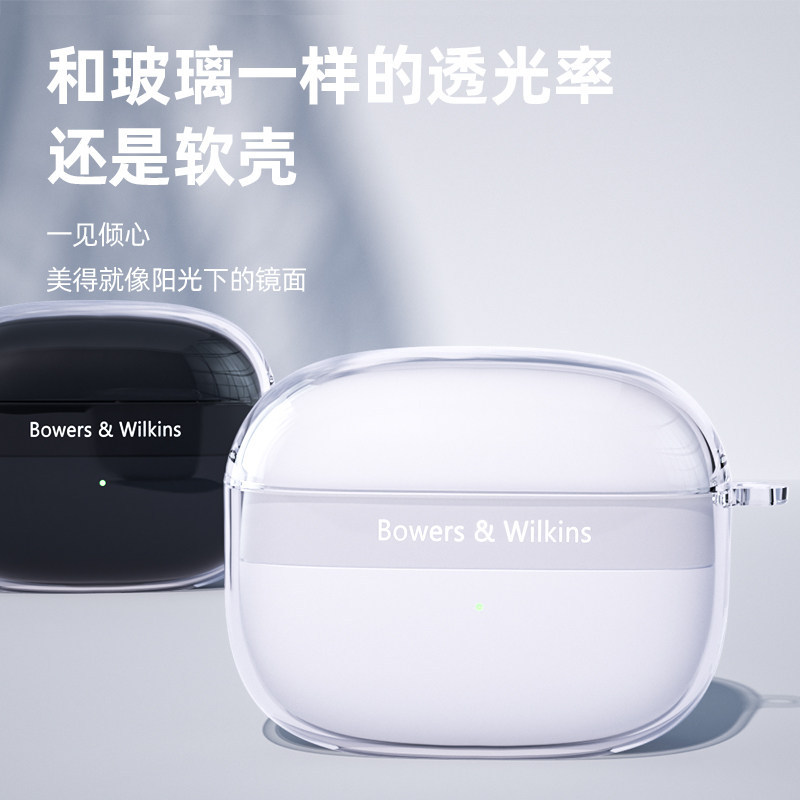 เหมาะสําหรับ BOWERS & WILKINS BOWERS Pi8 หูฟังกรณี Shock-proof B & W BOWERKINS Pi6 ป้องกันกรณี TPU โ