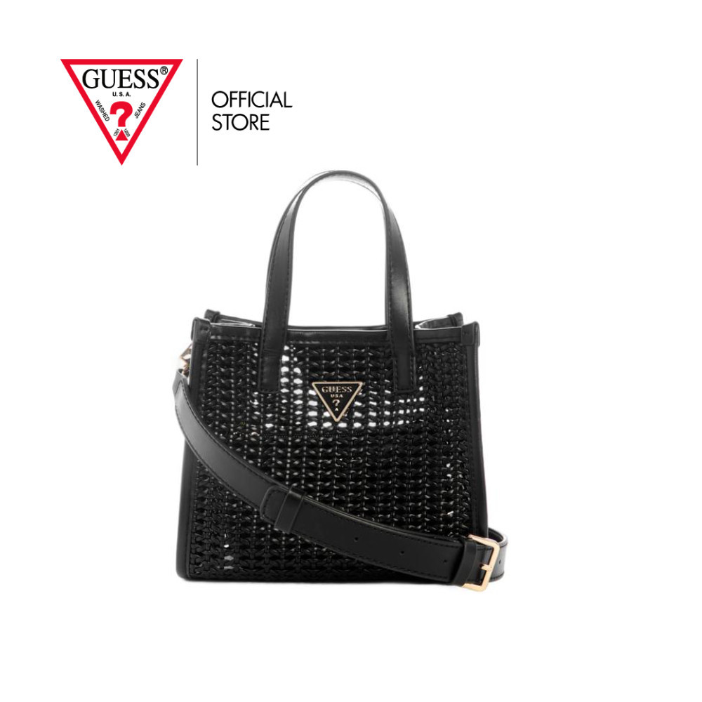 GUESS กระเป๋า รุ่น WZ720677 BRIGITTA MINI 2 IN 1 TOTE สีดำ