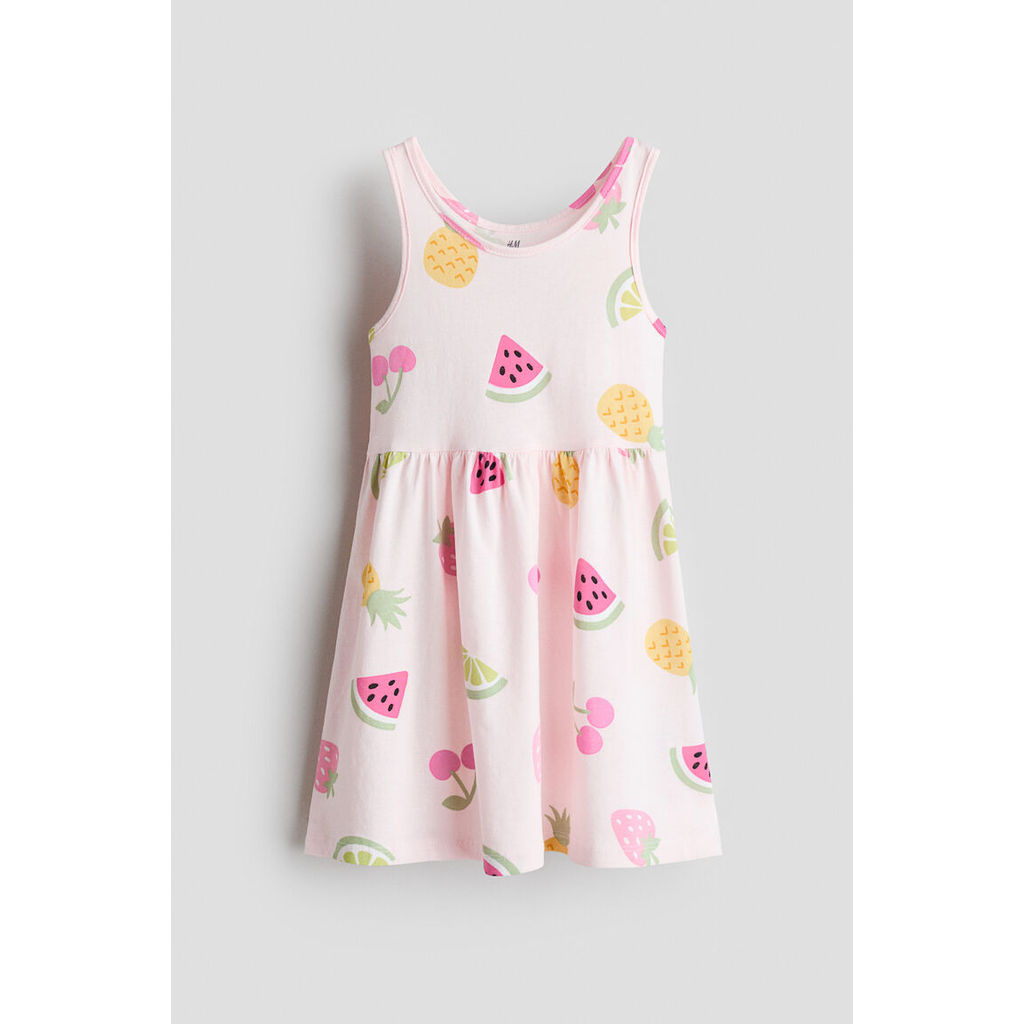 H&M(เอชแอนด์เอ็ม) ชุดเดรสผ้าฝ้ายลายพิมพ์ เด็กผู้หญิง 1157735_27