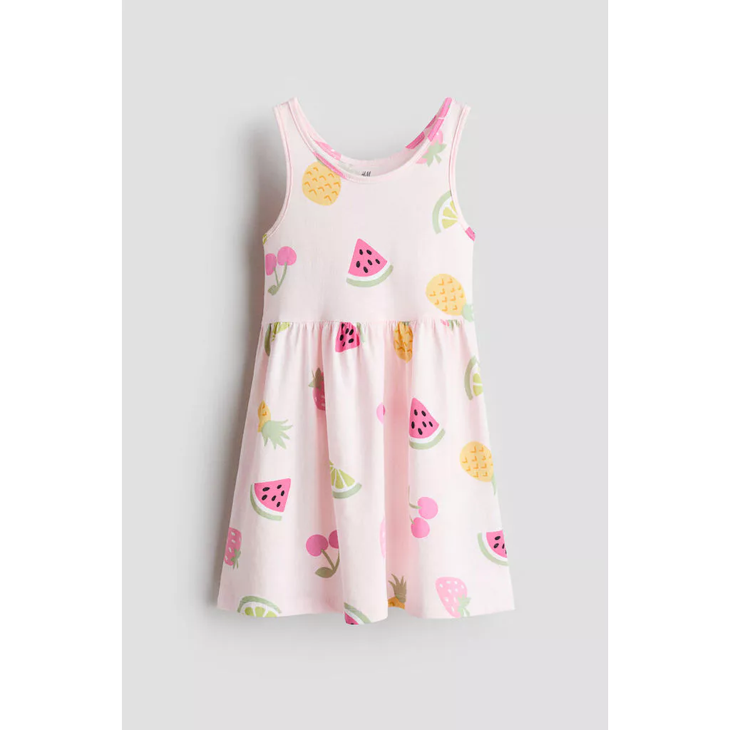 H&M(เอชแอนด์เอ็ม) ชุดเดรสผ้าฝ้ายลายพิมพ์ เด็กผู้หญิง 1157735_27