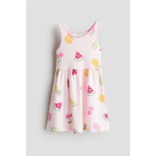 H&M(เอชแอนด์เอ็ม) ชุดเดรสผ้าฝ้ายลายพิมพ์ เด็กผู้หญิง 1157735_27