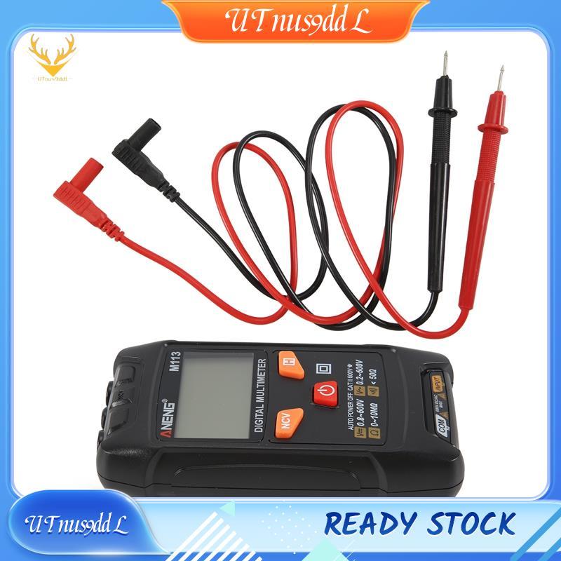 [UTnus9ddL] M113 เครื่องวัดแรงดันไฟฟ้ามัลติมิเตอร์แบบดิจิตอลขนาดเล็ก 1999 นับ Ohm NCV เครื่องมือวัดไ