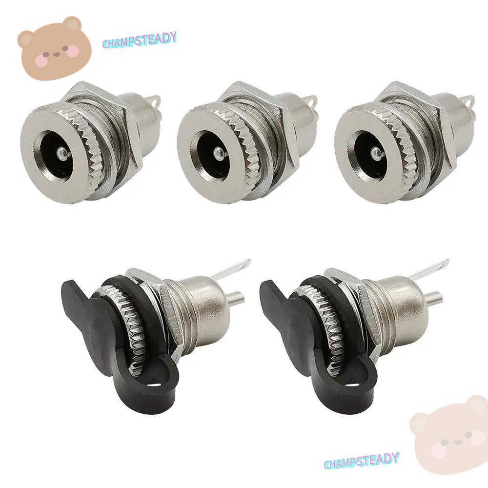CHAMPSTEADY DC Power หญิงซ็อกเก็ตแจ็ค, 5.5 x 2.1 มม.โลหะ DC แจ็คซ็อกเก็ต DC-099 คุณภาพสูงทนทาน DC-09