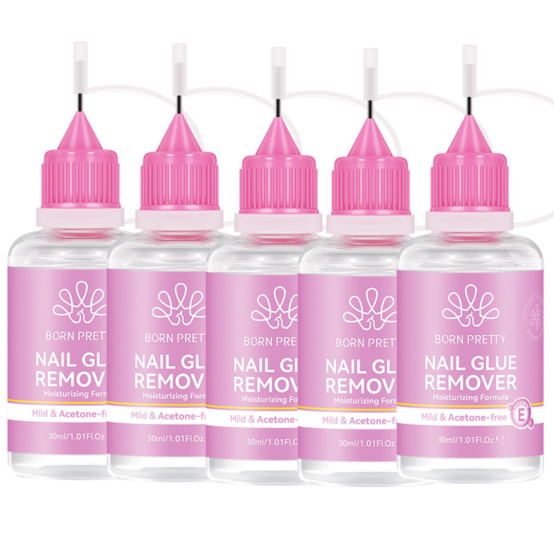 BORN PRETTY กาวเจลเล็บกาว Remover ชุดเล็บปลอมเคล็ดลับเครื่องมือ Easy To Soften Remover เล็บเคล็ดลับเครื่องมือ