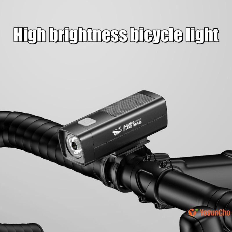 YosunCho] ไฟจักรยานสว่าง LED ด้านหน้า USB ชาร์จ MTB โคมไฟจักรยานเสือภูเขา 1000LM ไฟหน้าจักรยานไฟฉายขี่สกู๊ตเตอร์ใหม่