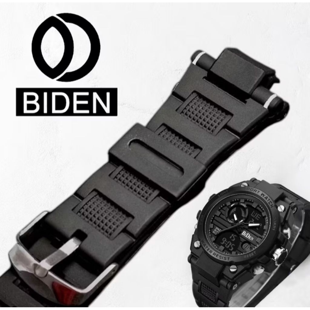 BIDEN R004 สายนาฬิกา BIDEN R004 สายนาฬิกายางยืดหยุ่น 4 สี Variants
