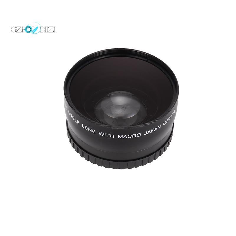 Gzhxdiizi58MM Wide Angle 0.45x Converter Lens with Macro Close-Up Attachment for Rebel T6s,T6i,SL1,T