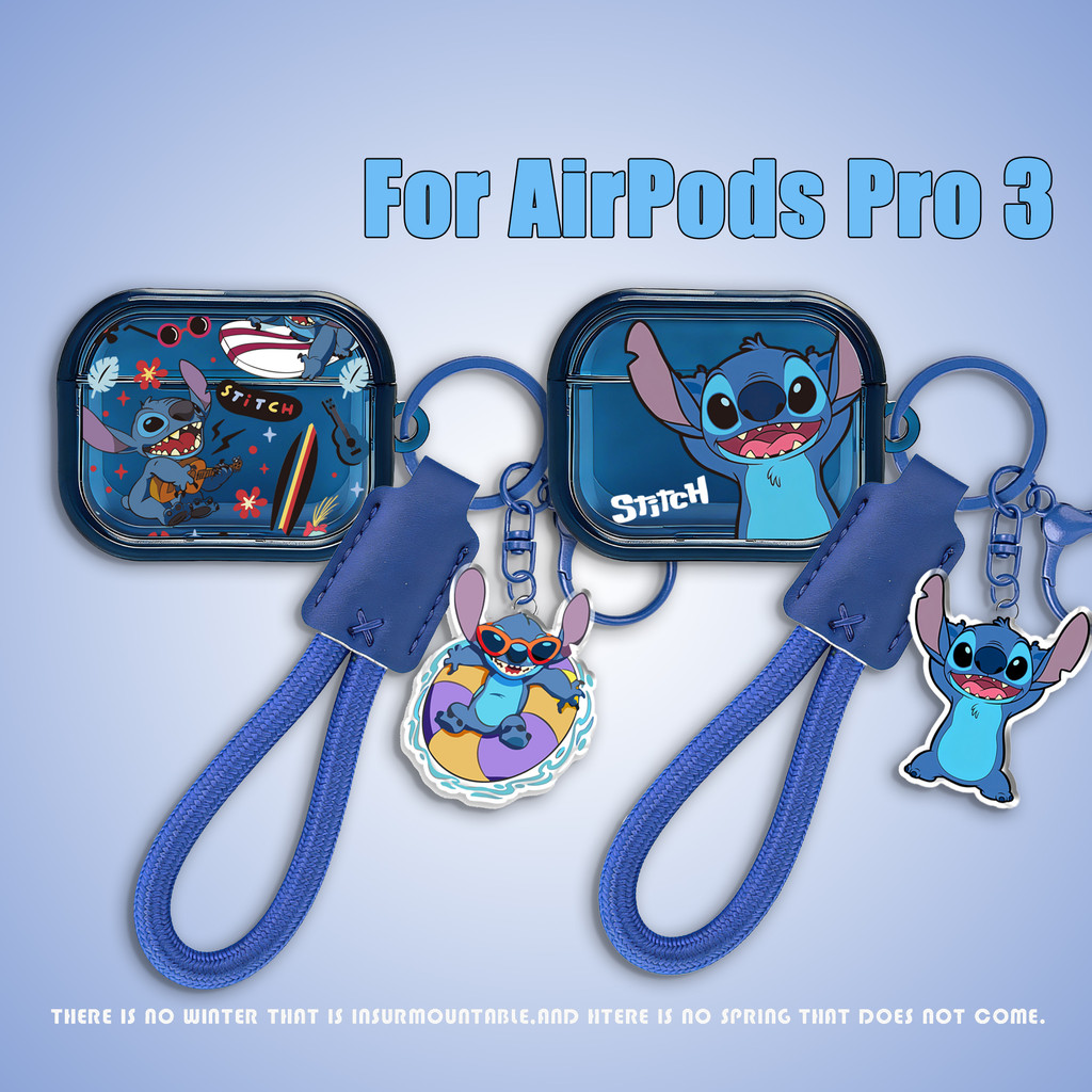 Stitch หูฟังการ์ตูนสไตล์ใหม่ สําหรับ AirPods 4/Pro/Pro 2 รองรับ 4ANC