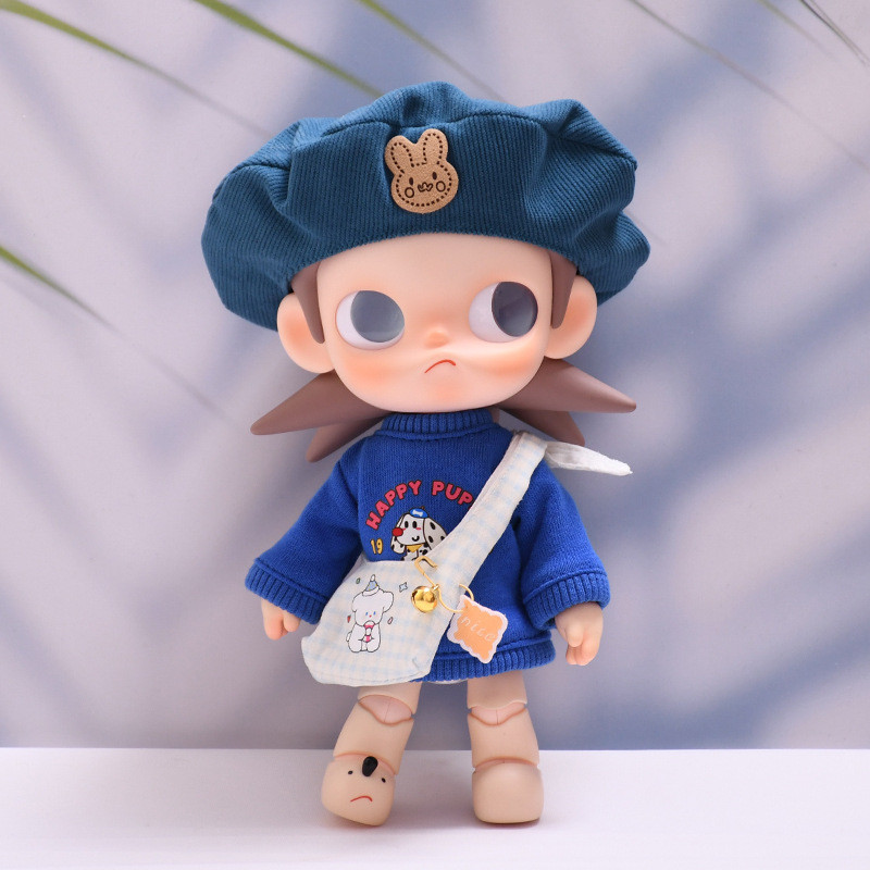 Zsiga 1/8 สถานที่ยาวสามารถเคลื่อนย้ายตุ๊กตาลูกสุนัขเสื้อยืดกระเป๋าใบเล็กเสื้อผ้าตุ๊กตาเปลี่ยน