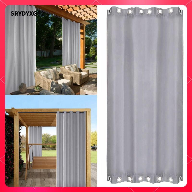 [Srydyxgs2] Solid Outdoor Blackout Curtains Modern Window Curtains for Garden ผ้าม่านหนา