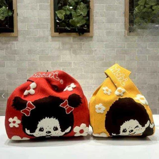 🧶 สัมผัสความละมุน กระเป๋าถืองานถัก งานญี่ปุ่น ขนาด 35×20×10 cm เหมาะสำหรับใช้เป็นถุงของขวัญ ของแจก ใส่ของได้หลากหลาย