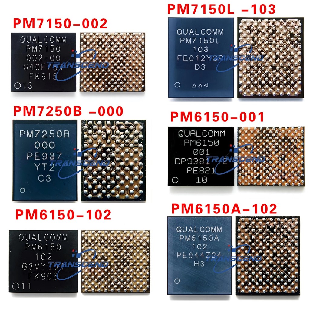 3PCS Qualcomm PM7150 002 PM7150A PM7150L PM8150 PM8150A PM8150B PM6150L 103 PM8150B 102 PM6350 000 P