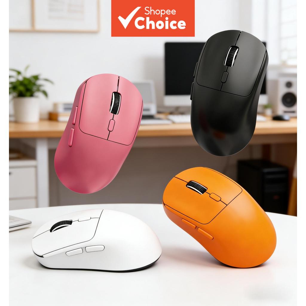 เมาส์คอมพิวเตอร์เงียบไร้สาย บลูทู ธ และการเชื่อมต่อคู่ 2.4กิกะเฮิร์ตซ์, ด้ามจับตามหลักสรีรศาสตร์, แบตเตอรี่ใช้งานได้ยาวนานแบบชาร์จไฟได้, เข้ากันได้กับ หน้าต่าง, แม็ค, ลินux, สําหรับเล่นเกมแ