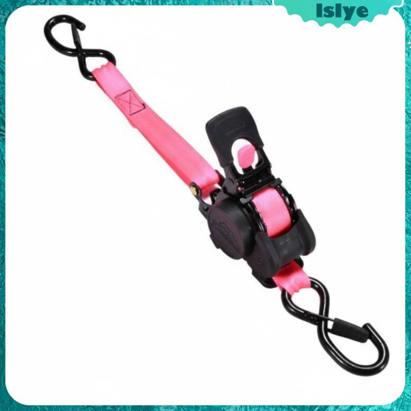 [Lslye] Auto Retractable Tie Down Multi Angle Ratchet Strap Heavy Duty Fastener สําหรับกระเป๋าเดินทา