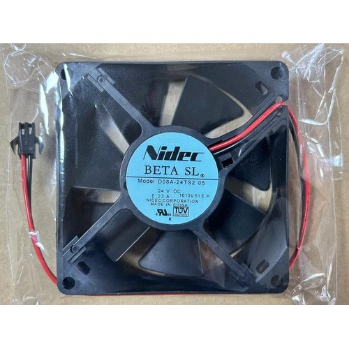 1PCS BETA SL NIDEC พัดลม D08A-24TS2 05 DC 24V 0.23A 2 PIN 80*80*25 มม.รุ่น