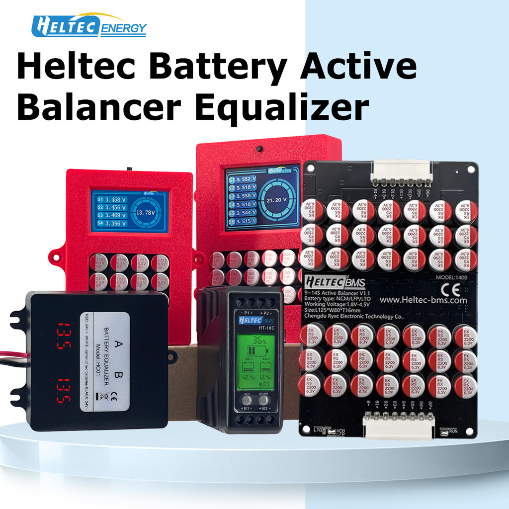 Heltec 4S/6S/8S 5A Active Battery Balancer Equalizer, 10A สําหรับ 12V 24V 48V Lead Acid, รองรับการใช