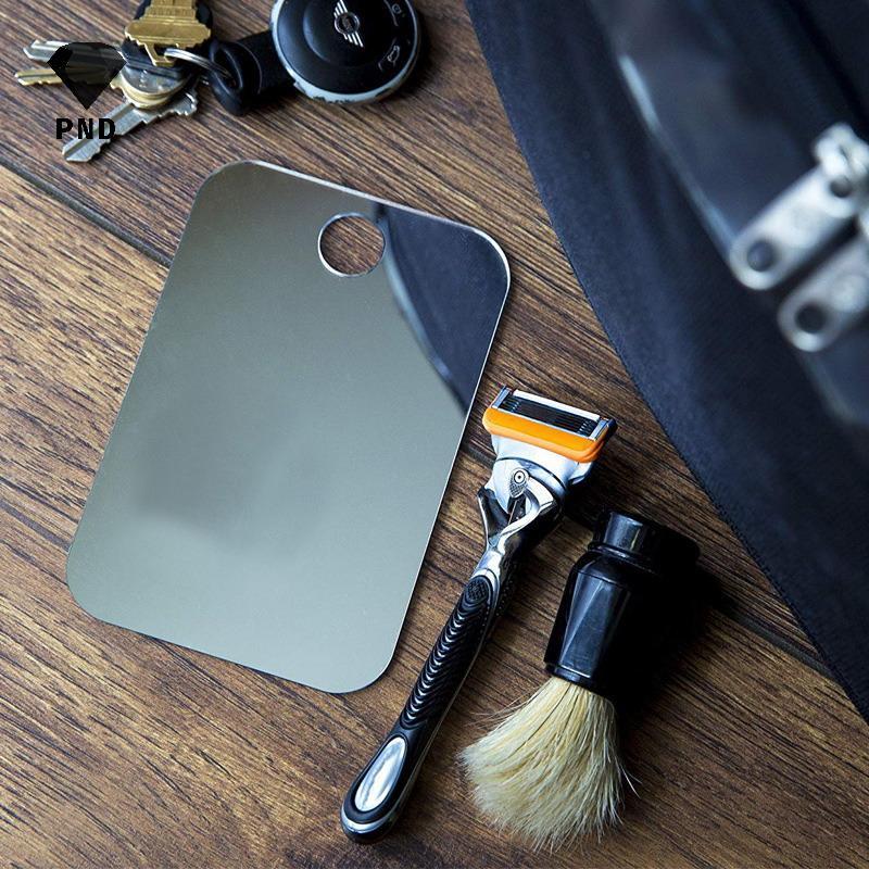 PND อะคริลิค Anti Fog Mirror Shower โกน Fogless กระจก Washroom Unbreakable แบบพกพา Travel โกนหนวดอุปกรณ์ห้องน้ําเครื่องมือ raoog
