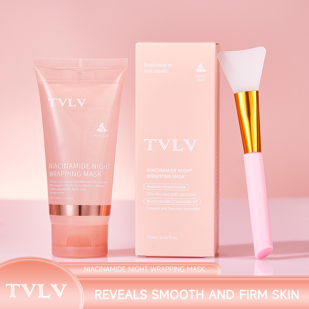 [คลังสินค้าพร้อม] TVLV Niacinamide Night Application Mask Peeling Mask Moisturizing Moisturizing Bri