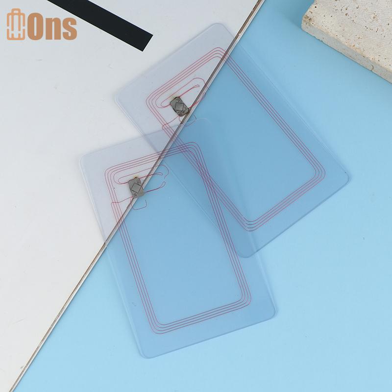 Ons โปร่งใส 5/10/20Pcs NFC การ์ด แท็ก โปรแกรมได้ Rewritable 215 รองรับ Amiibo