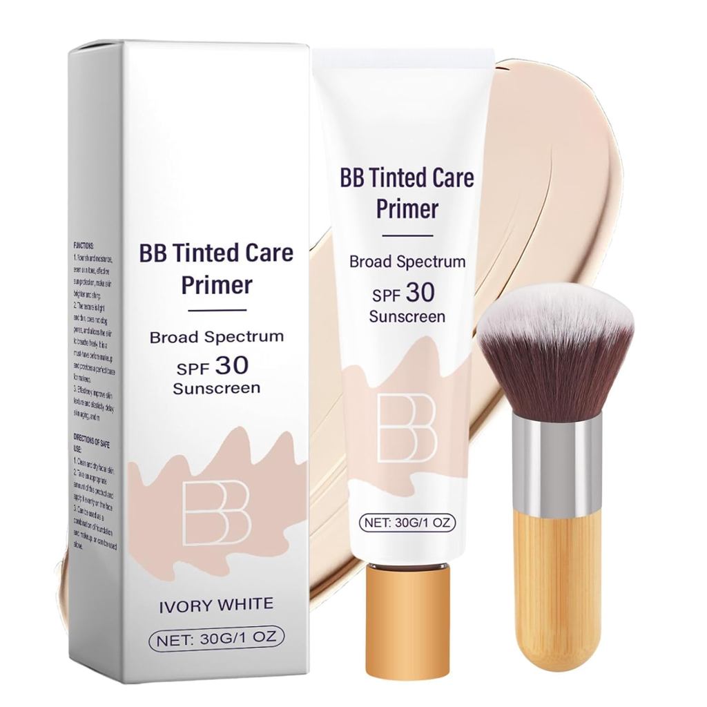 BB Tinted Moisturizer SPF 30, BB Tinted Care Primer, BB Tinted Care Primer with Brush, Full Coverage