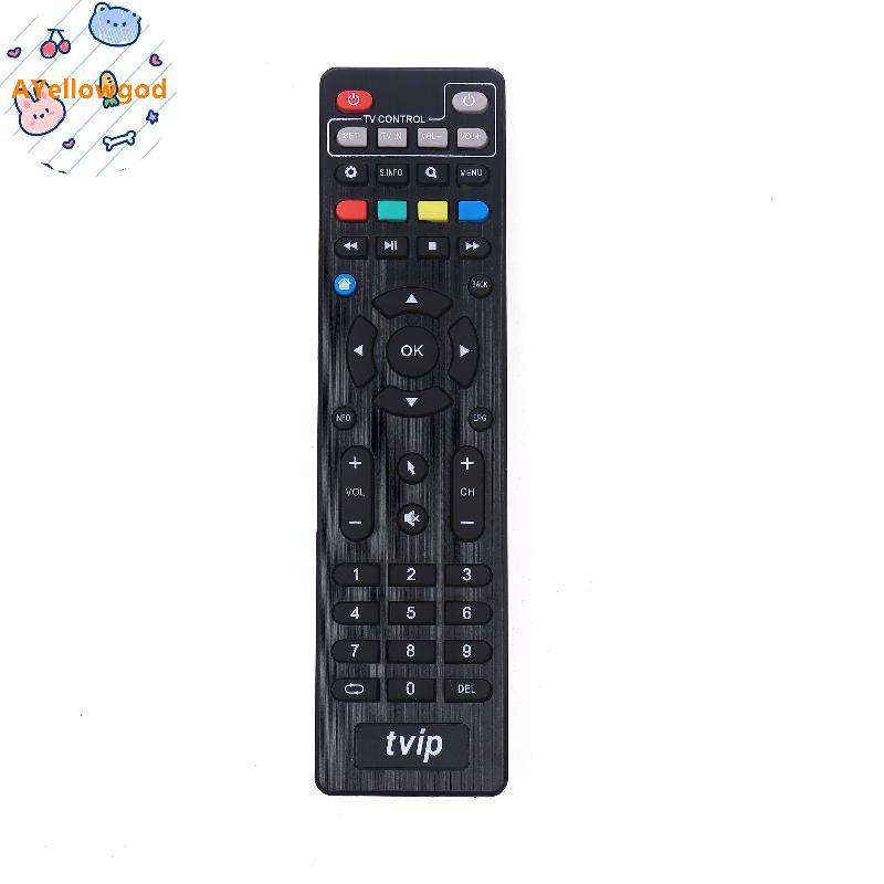 AYellowgod 1 ชิ้นทีวีด้านบนกล่องไม่มี TVIP 605 รีโมทคอนโทรลสําหรับ Tvip กล่อง Tvip410 Tvip412 Tvip41