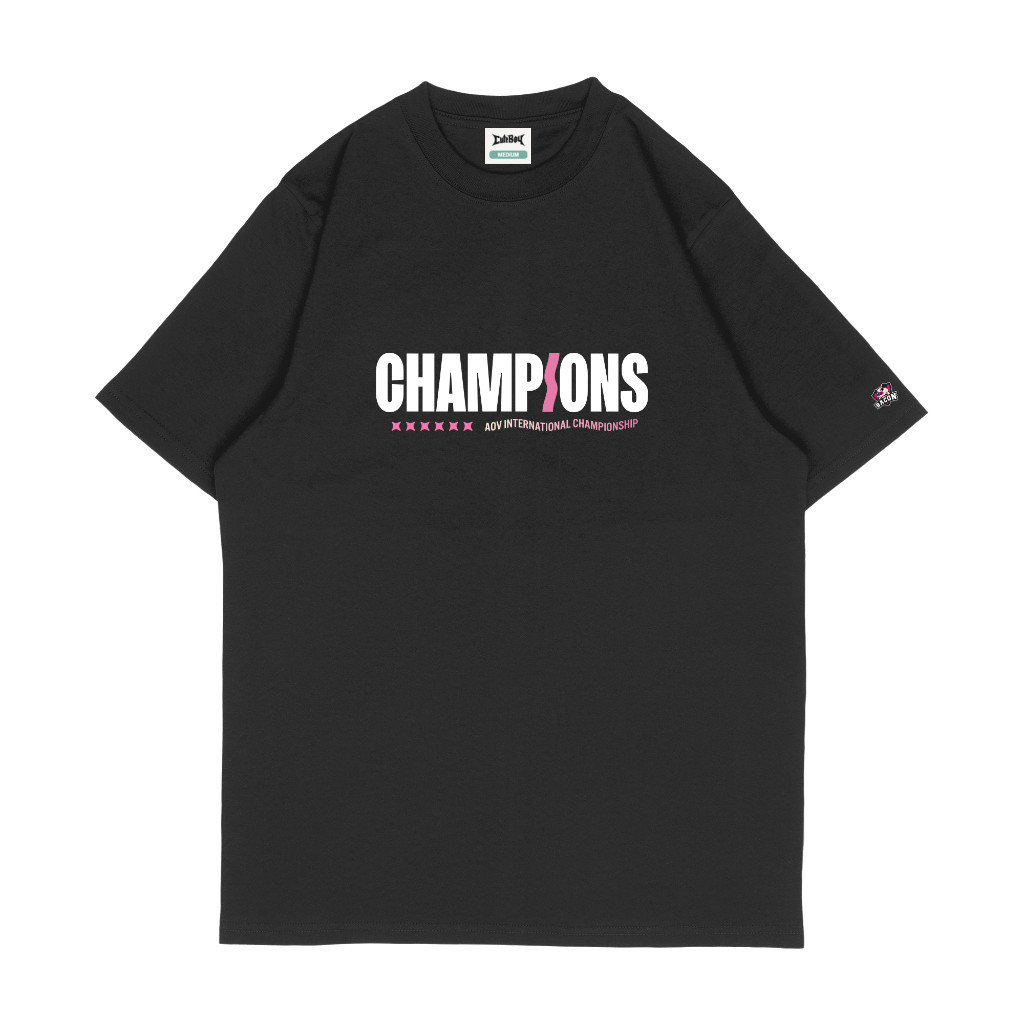 new 💥HOT💥 T-Shirt Bacon Time Champions Tee เสื้อยืด แขนสั้น สังกัดเบคอนไทม์ Bacon Time