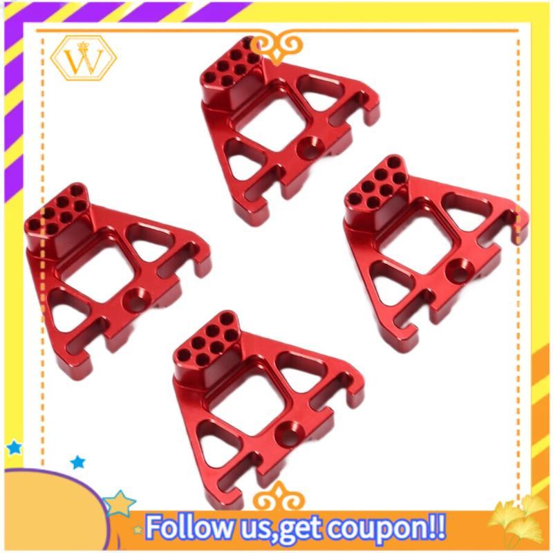 RC รถอัพเกรดด้านหน้าและด้านหลังโช้คอัพวงเล็บชุดสําหรับ 1/10 YK4106 YK4107 RC รถอัพเกรดอุปกรณ์เสริม