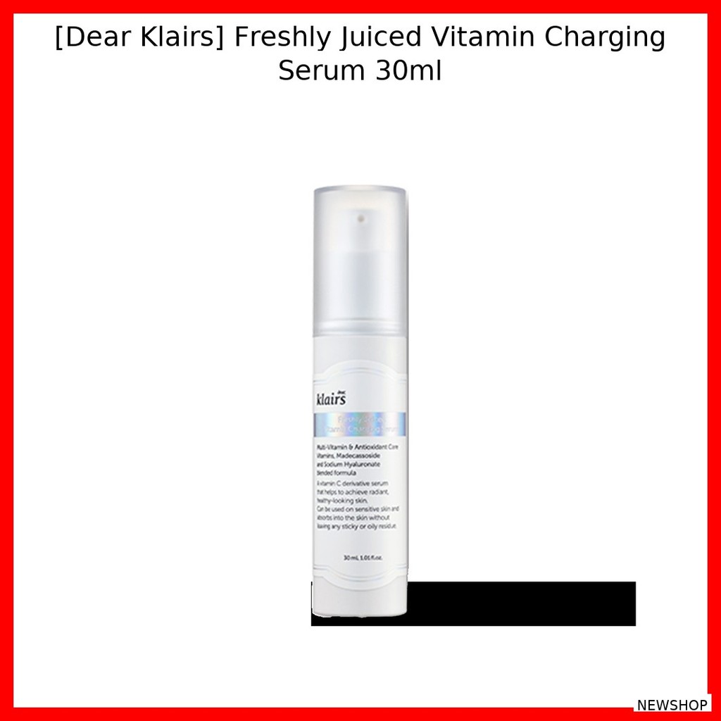 [Dear Klairs] Freshly Juiced Vitamin Charging Serum 30ml / Hydration, Brighteni by NEWSHOP