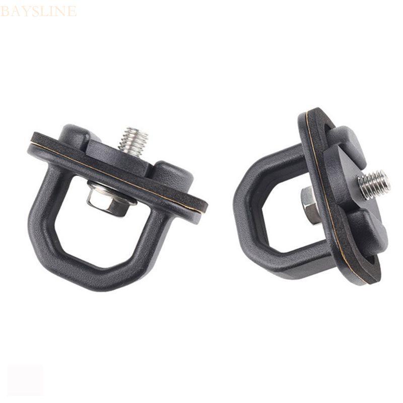 2pcs/set Pickup Trunk Lock Buckle Tie Down Fixing Pull Ring Truck Bed Hook