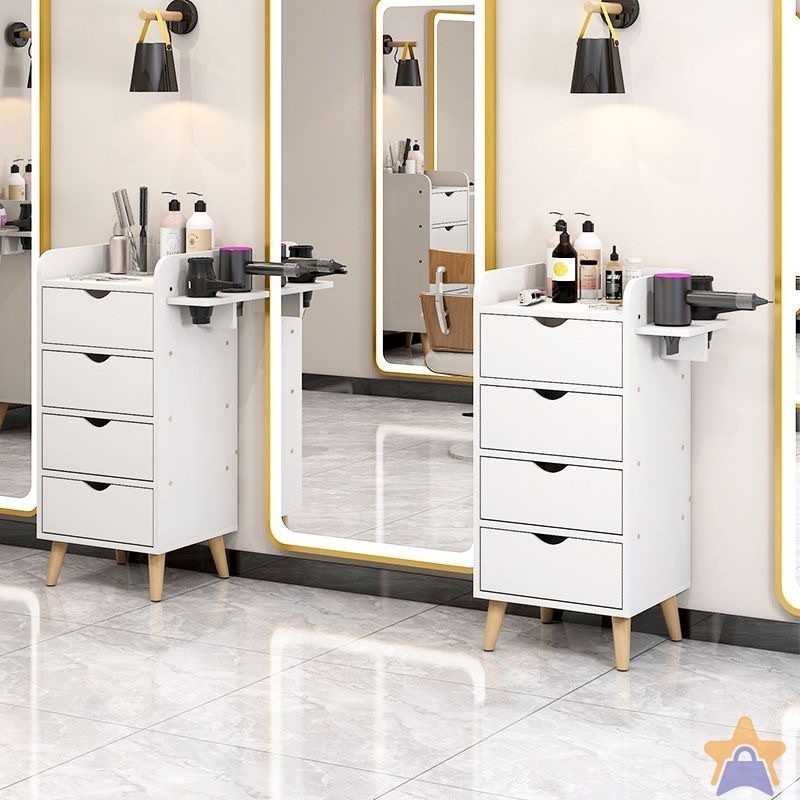 Kabinet Alat Gunting Rambut Barber Shop Hairdressing Cart Salon Cabinet Barber Cabinet Tool Cabinet