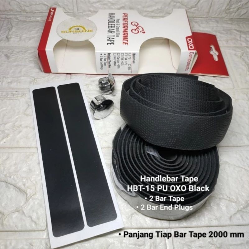 Bartape Bar Tape OXO HBT-15 PU สําหรับกรวด Road Racing Dropbar Handlebar