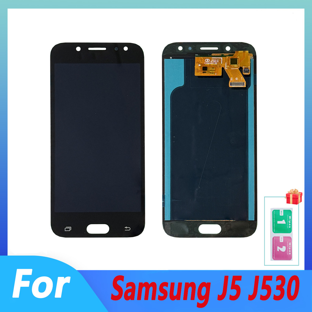 Pop หน้าจอ OLED สําหรับ Samsung J5 J530 LCD Touch Screen Digitizer สําหรับ J530F LCD Assembly Replac