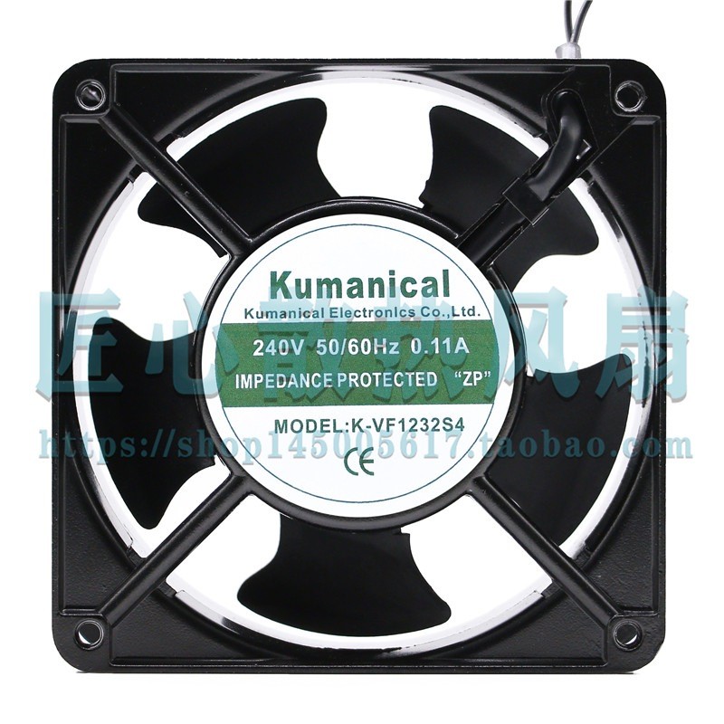[พัดลมระบายความร้อน] Kumanical K-VF1232S4 220V 0.11 A 12CM 12038 ตู้พัดลมระบายความร้อนตู้