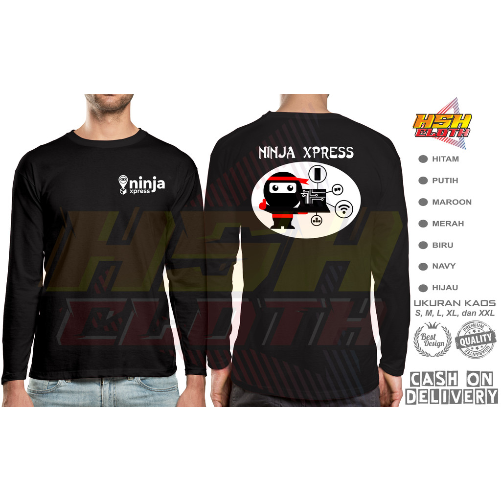 เสื้อยืด Ninja Xpress เสื้อไมโครไฟเบอร์