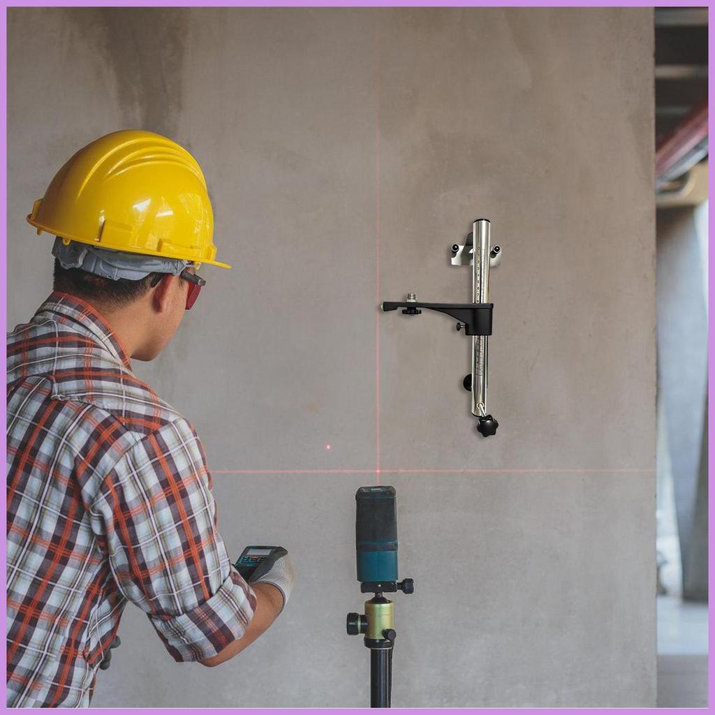 ระดับวงเล็บผนังความสูงปรับเสาสนับสนุนปรับระดับผู้ถือแขนสําหรับการปรับปรุงบ้านช่างไม้เฟอร์นิเจอร์ asdiuth - รูปที่ 7