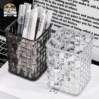 แก้วเก็บแปรงแต่งหน้า กล่องเก็บปากกา กล่องเครื่องเขียน ที่ใส่ปากกา กล่องเก็บแปรง สไตล์มินิมอล เครื่องเขียน Penholder
