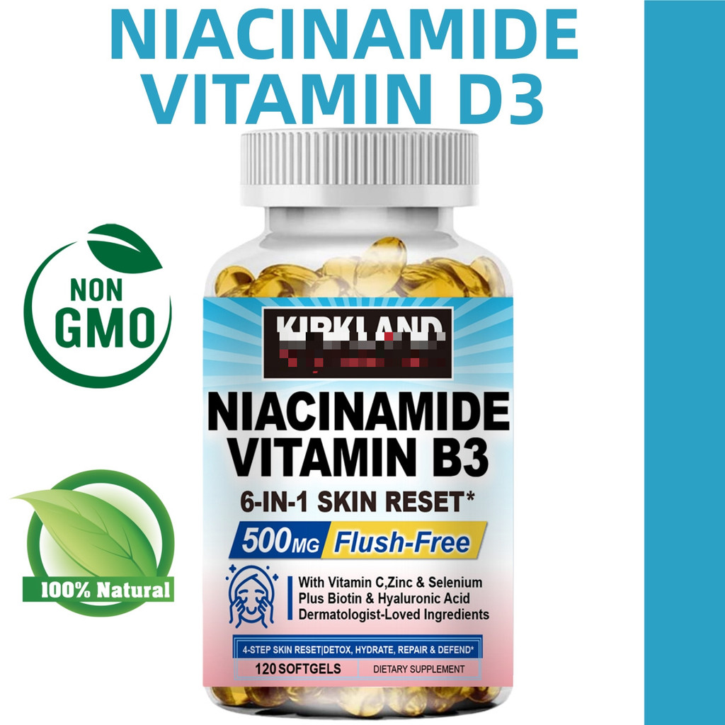 Nicotinamide Supplement ซ่อมแซมเกราะป้องกันผิว ให้ความชุ่มชื้นและทำให้ผิวขาวกระจ่างใส ส่งเสริมกระบวนการเผาผลาญของเซลล์