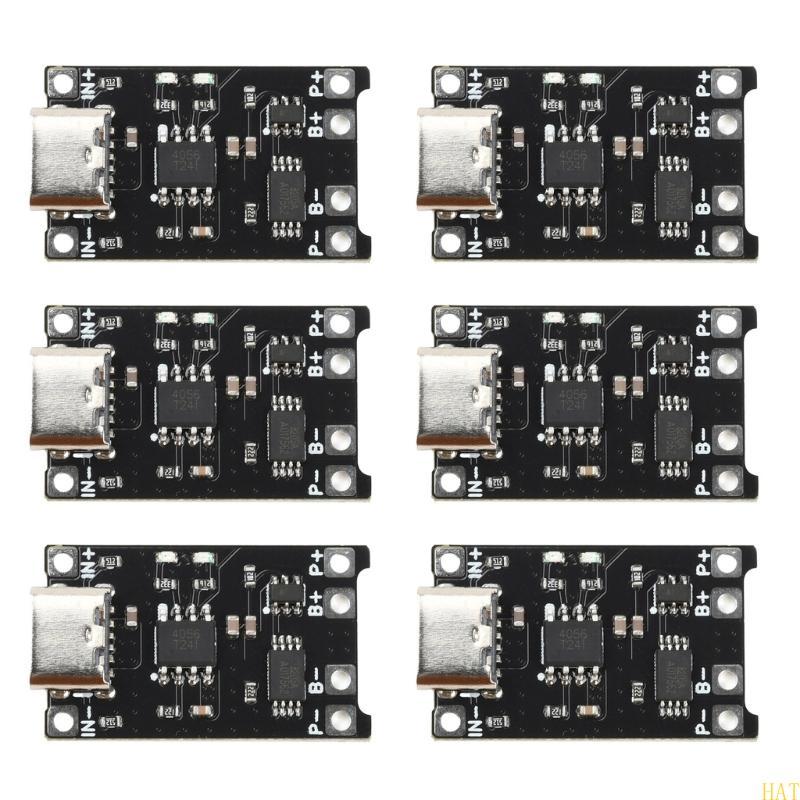 HAT TP4056 4-8V 1 2A TP4056 โมดูลชาร์จบอร์ดชาร์จชาร์จ