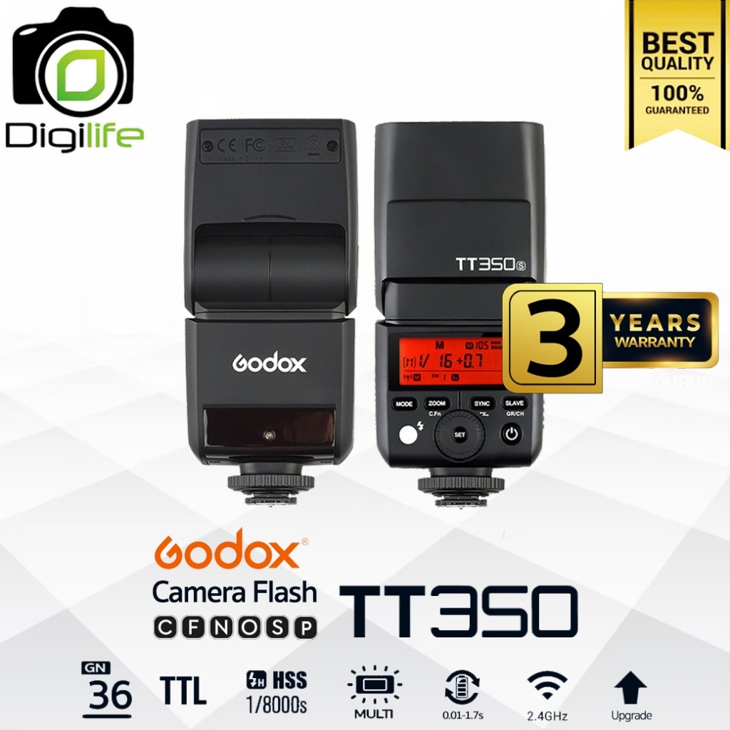 Godox Flash TT350 TTL HSS ( X2T ) - รับประกันศูนย์ Godox Thailand 3ปี / Digilife Thailand