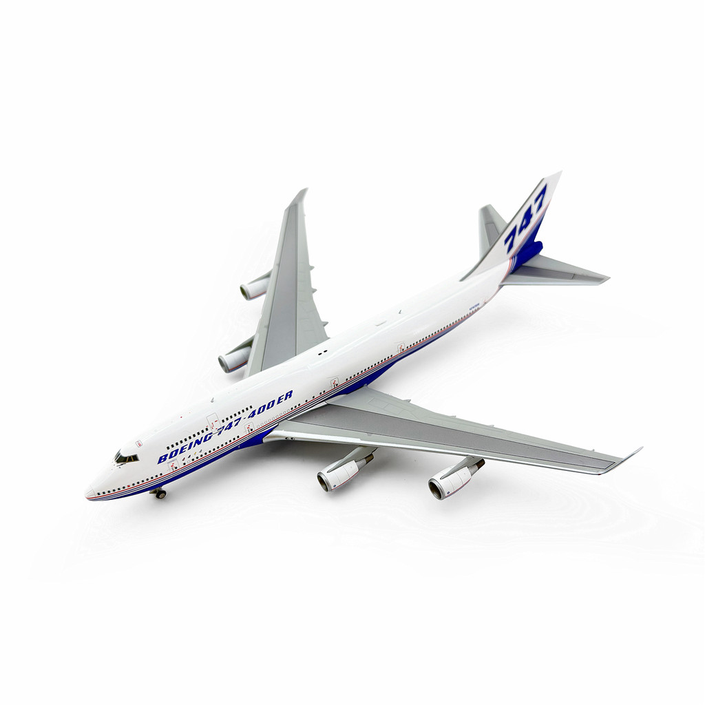 HX รุ่นโลหะผสมเครื่องบินรุ่นเครื่องบิน B747-400ER N747ER โบอิ้งโรงงานเดิม 1/400