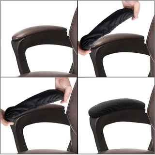 ของมาใหม่！1คู่ ผ้าหุ้มที่เท้าแขนเก้าอี้ยืด ยาว30-35CM แผ่นปิดที่เท้าแขน หุ้มที่จับเก้าอี้ กันฝุ่น สำหรับเก้าอี้สำนักงาน