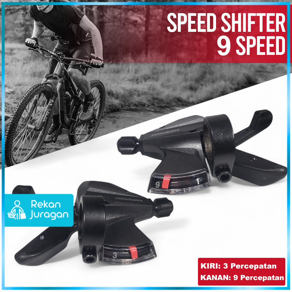 TaffiSPORT Speed Shifter Trigger Bicycle 9 สปีด 2 ชิ้น - SL-M370