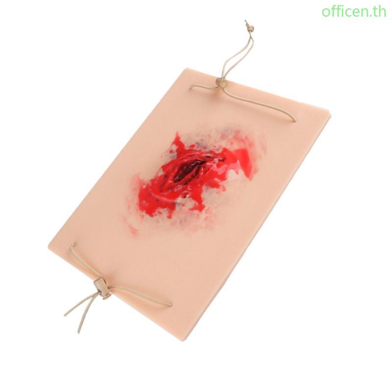 Cen Reusable Medicals Training Skin Module ทําความสะอาดง่ายสวมใส่ Trauma Wound Skin Module Trauma Sk